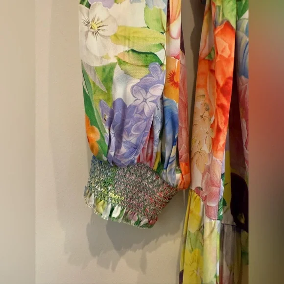 Alice + Olivia Antonette Floral Mini Dress, Size 4 - Picture 8 of 13